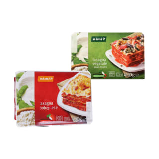 Šaldyta lazanija RIMI, 400 g (2 rūšys) Šaldyta lazanija RIMI, 400 g (2 rūšys)