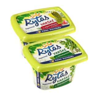Tepamoji varškė RYTAS, 130 g (2 rūšys)