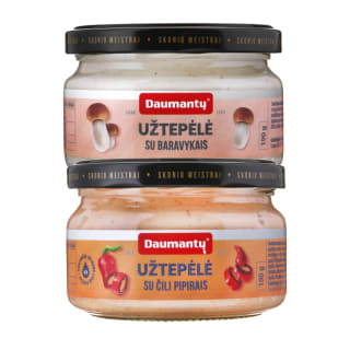 Užtepėlė DAUMANTŲ, 190 g (3 rūšys)