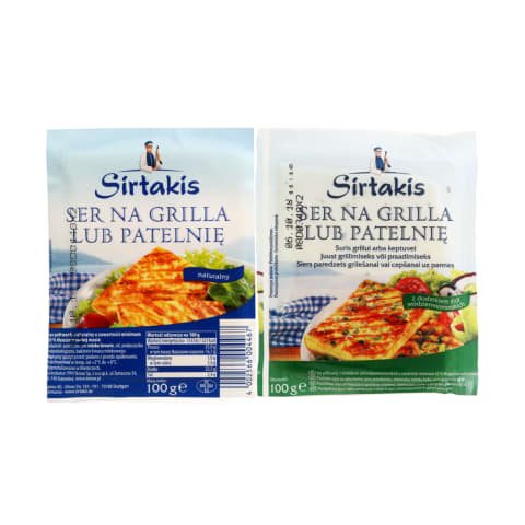 Sūris GRILL SIRTAKIS, 100 g (2 rūšys) Sūris GRILL SIRTAKIS, 100 g (2 rūšys)