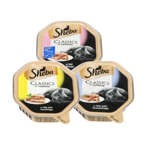 Konservuotas kačių ėdalas SHEBA, 85 g (8 rūšys) Konservuotas kačių ėdalas SHEBA, 85 g (8 rūšys)