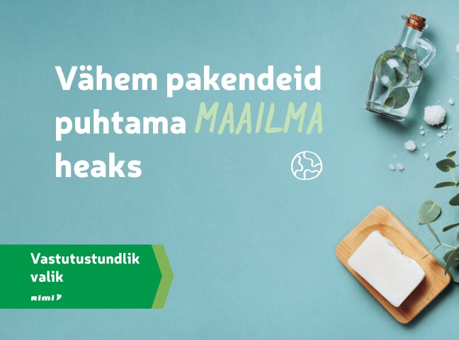 Vähem pakendeid puhtama maailma heaks