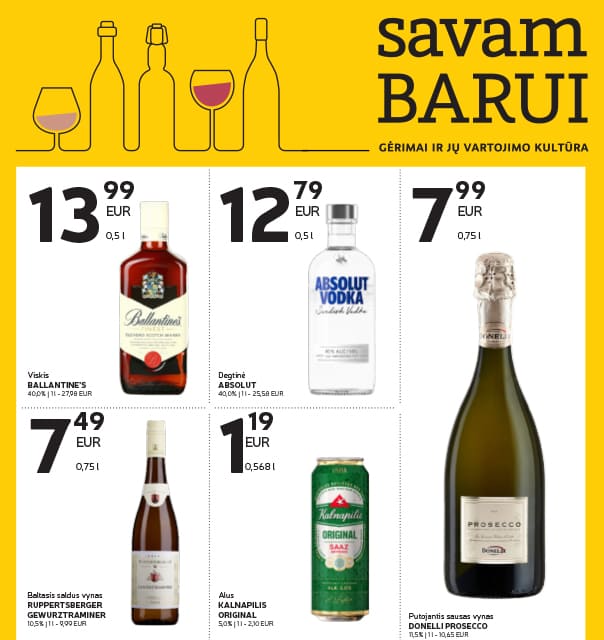 Alkoholinių gėrimų asortimento katalogas Nr. 11