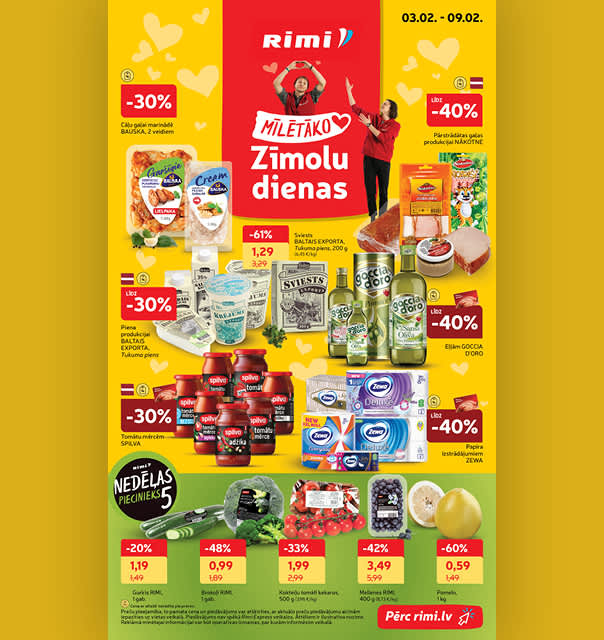 Rimi akciju buklets 03.02.-09.02.2026.