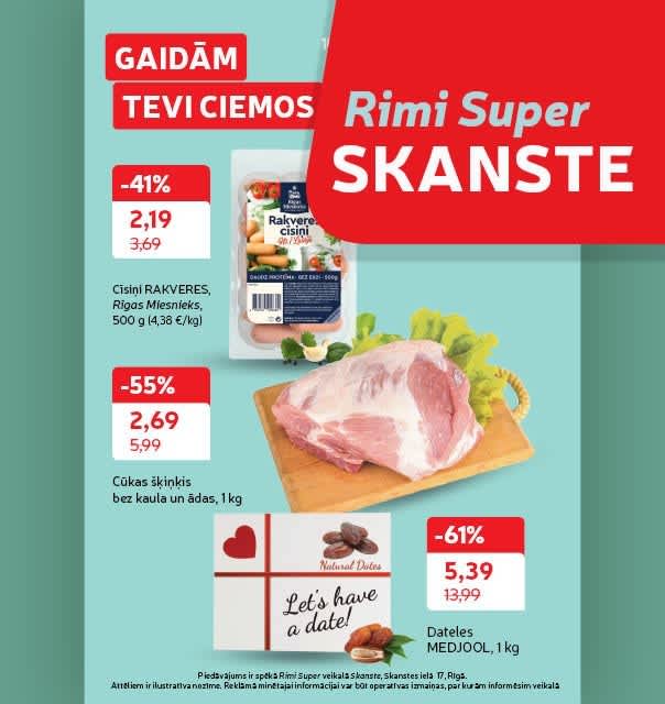 Rimi Super Skanste akciju buklets 10.02.-16.02.2026.