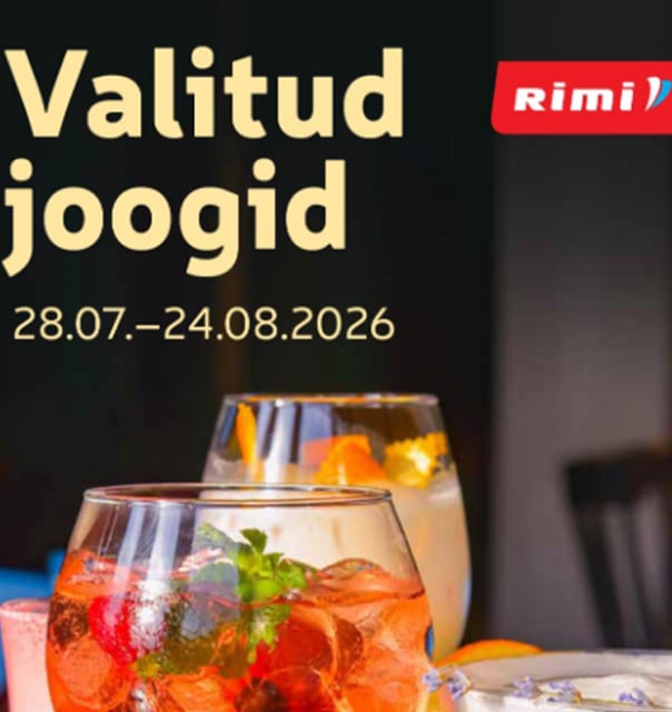 Rimi joogikataloog 28.07-24.08.2026