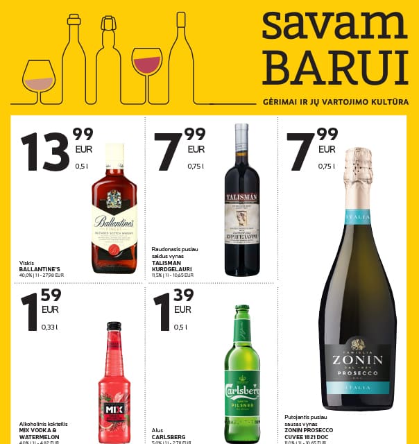 Alkoholinių gėrimų asortimento katalogas Nr. 09