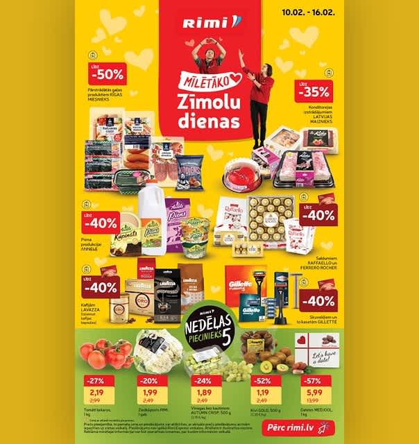 Rimi akciju buklets 10.02.-16.02.2026.
