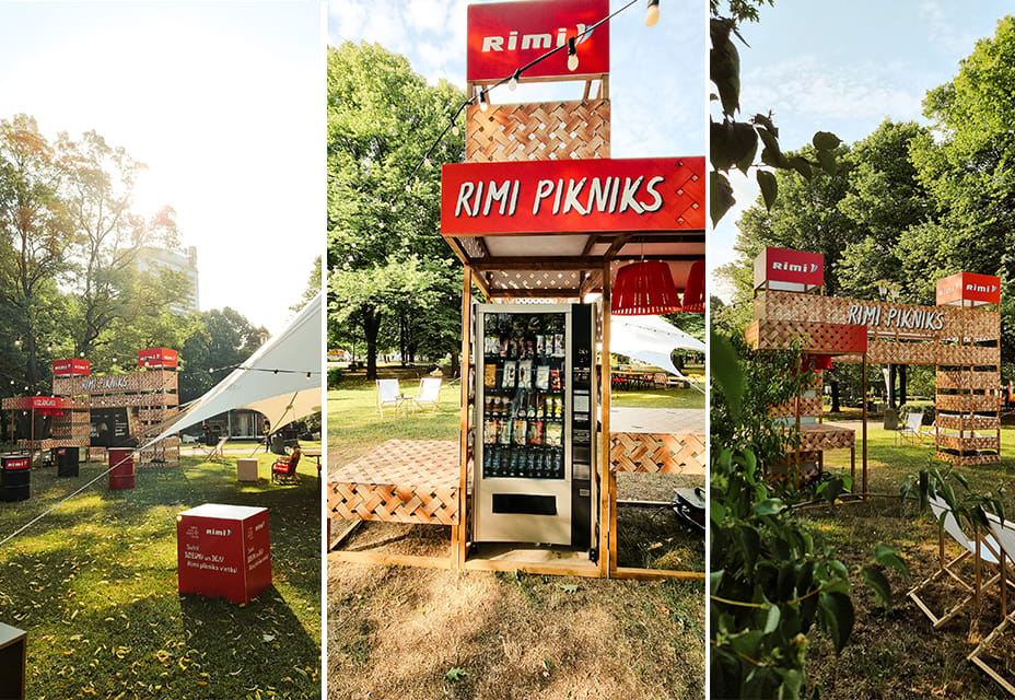 Atpūtas zonas Dziesmu un Deju svētku centrālajās svētku norises vietās