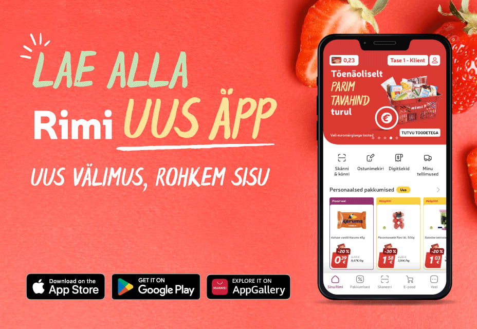 Rimi äpi funktsioonid