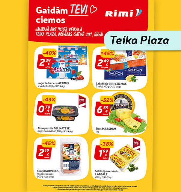 Akciju bukleti un piedāvājumi | rimi.lv