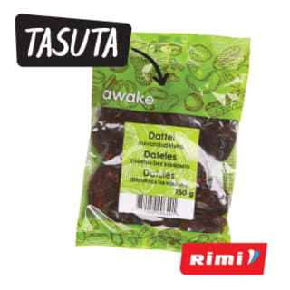 Osta 10 personaalset pakkumist ja saad kuivatatud datlid Awake TASUTA.  