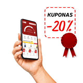 Skenuok telefonu ir gauk 20 % nuolaidą