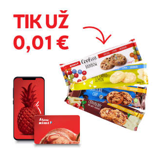 Pirk 8 prekes iš savo asmeninių pasiūlymų ir pasiimk sausainius už 0,01 €