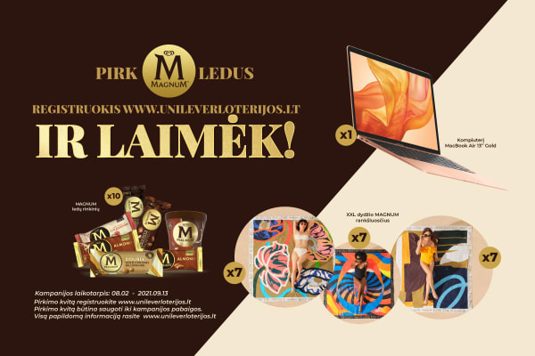 Rimi Pirk Ledus Magnum Ir Laimėk