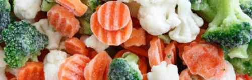 Frozen vegetables