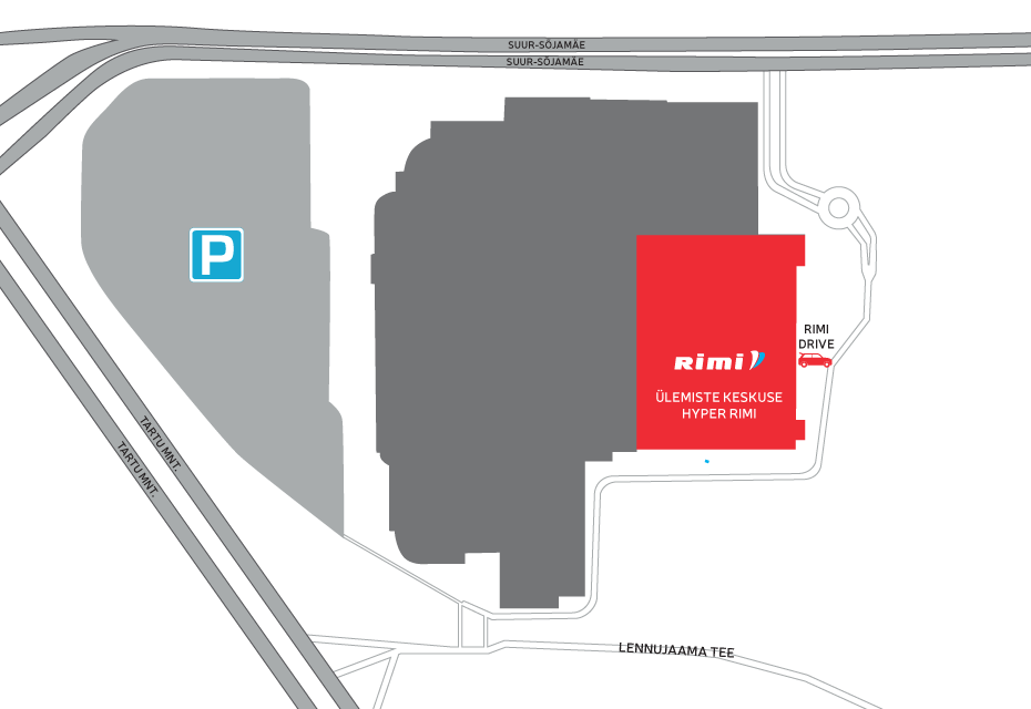 Ülemiste hyper Rimi mobiilne Drive