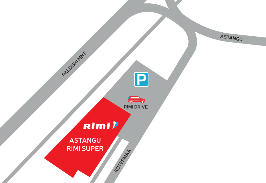 Astangu Rimi Drive asukoht