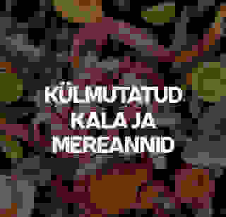 Külmutatud kala ja mereannid