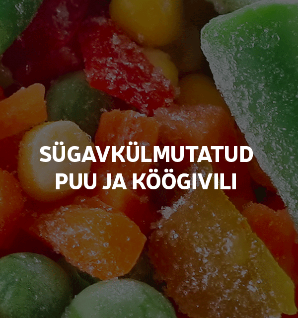 Sügavkülmutatud puu- ja köögivili