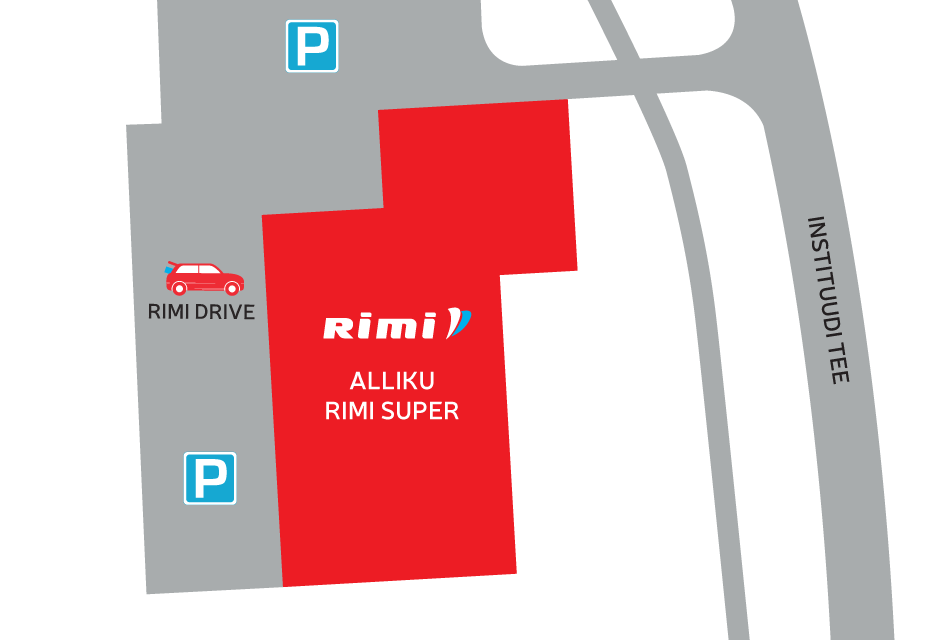 Alliku Rimi super Drive asukoht