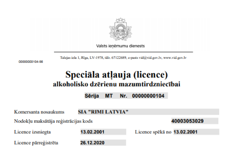 Lielāka licence 1