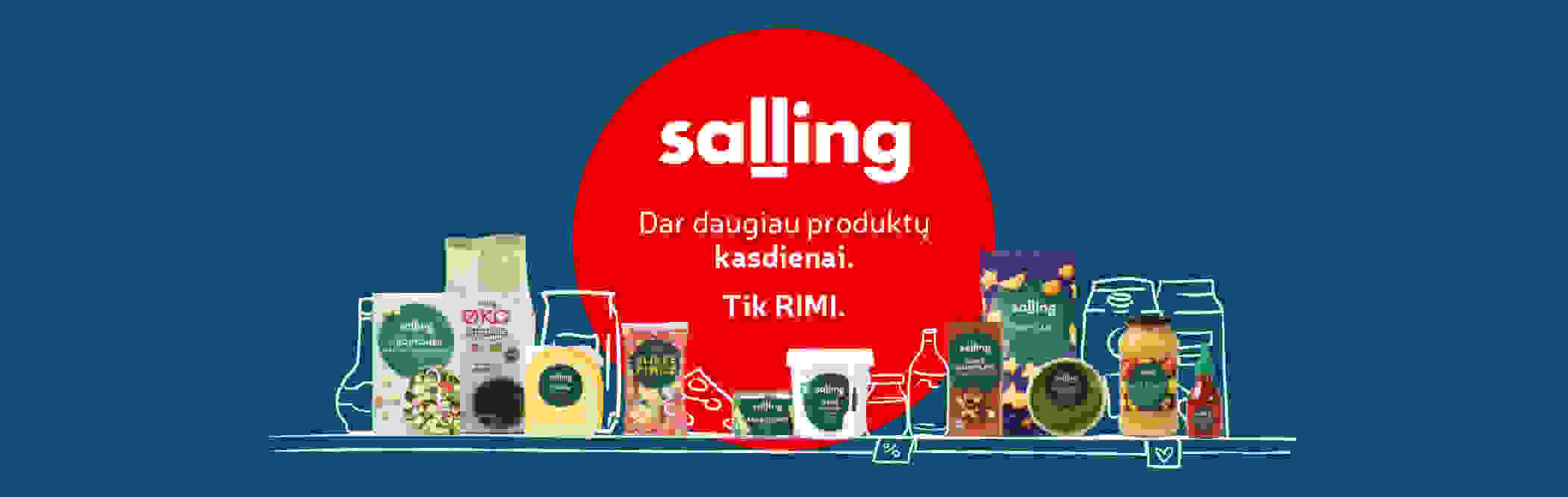 „Salling“ - išskirtiniai produktai tik RIMI