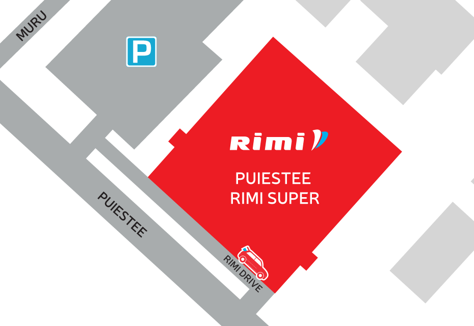 Puiestee Rimi super drive