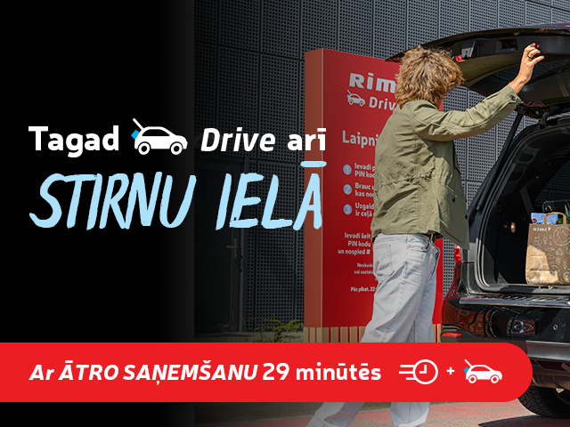 Rimi e-veikals | Drive Stirnu