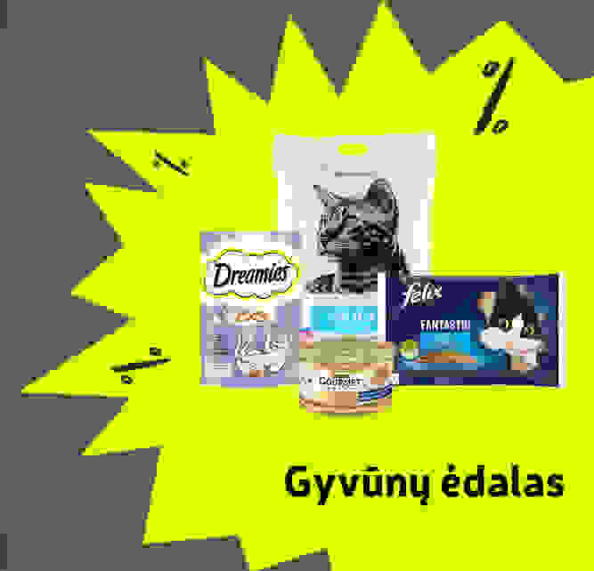 Gyvūnų ėdalas  -30 %