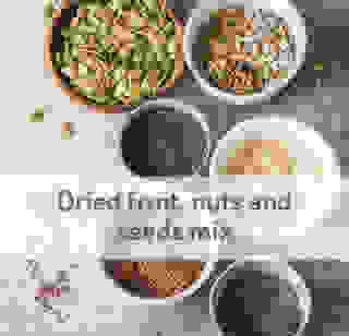 Dried fruit, nuts and seeds mix