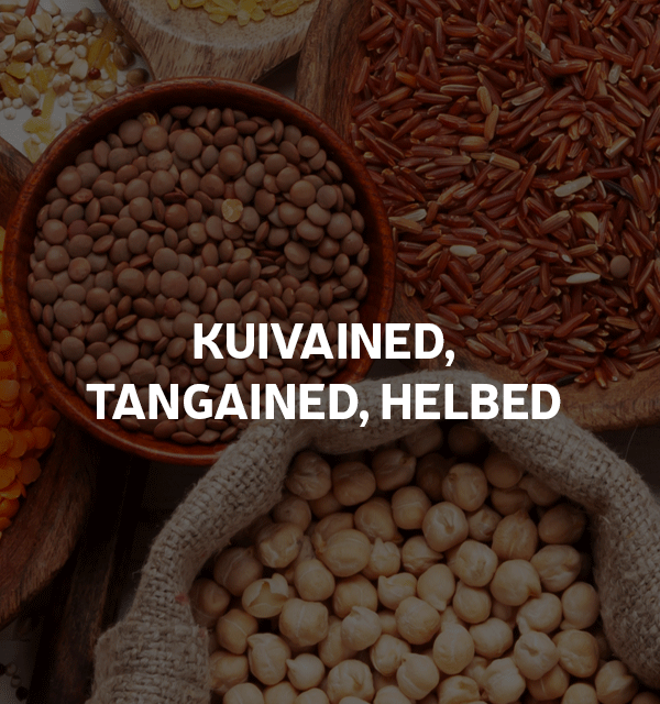 Kuivained, tangained, helbed