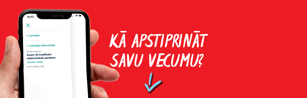 Verificē vecumu ar Smart ID