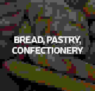 Bread, pastry, confectionery