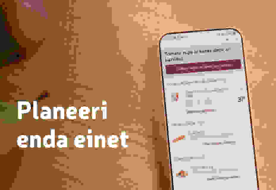 Planeeri enda einet