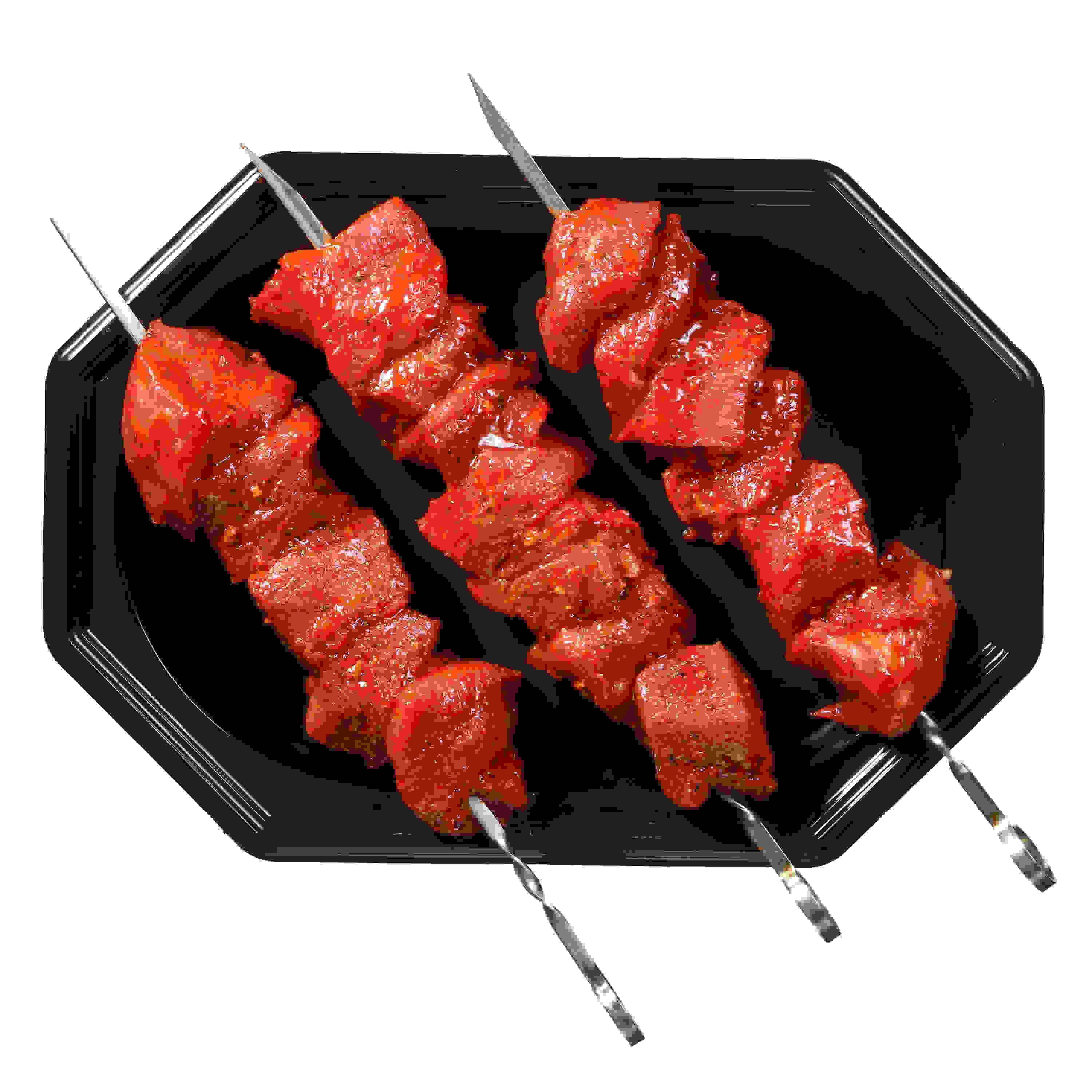 Kiaulienos kumpio šašlykas krienų marinate