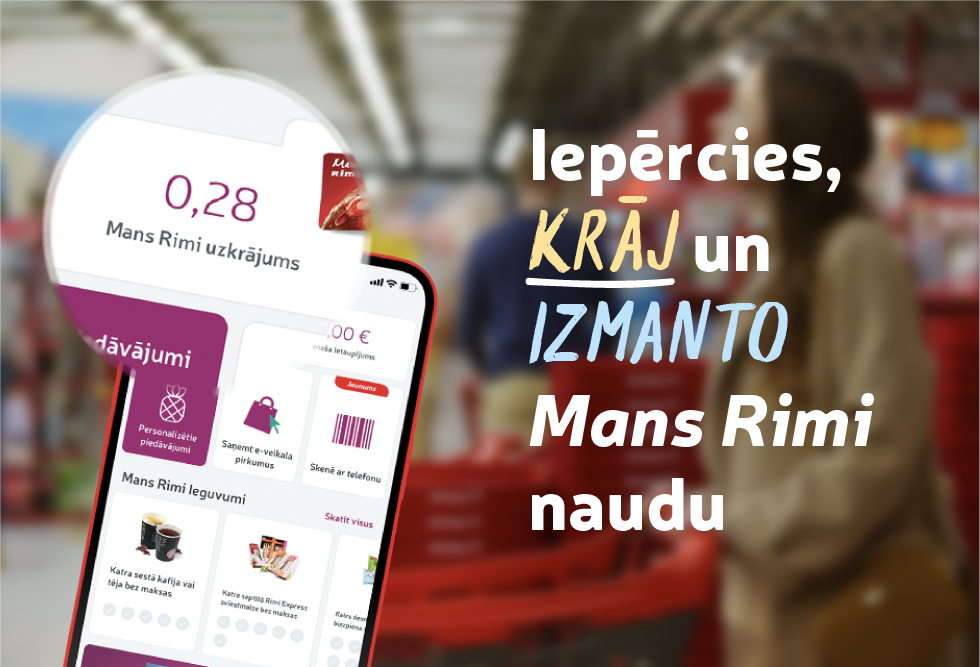 Krāj un izmanto Rimi naudu