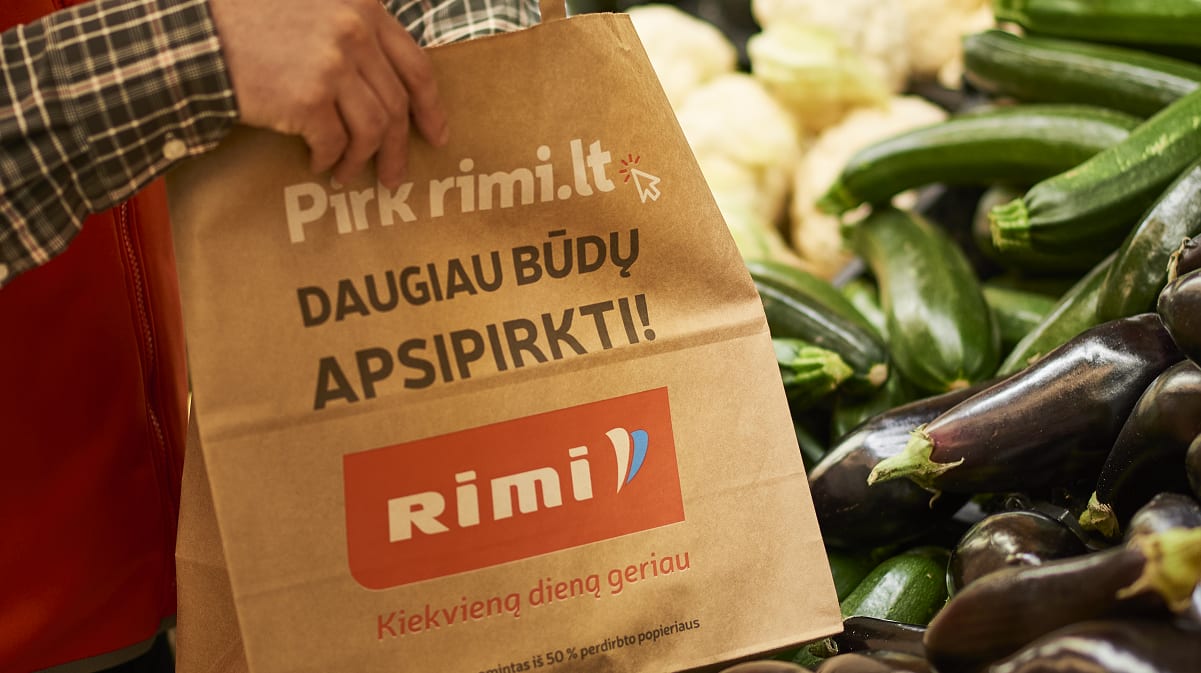 „Rimi“ - Prekių pristatymo abonementas išaugino „Rimi.lt“ pirkėjų skaičių