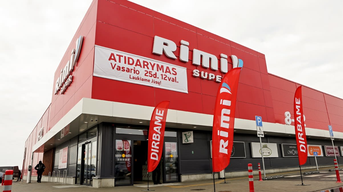 „Rimi“ - „Rimi“ atidarė pirmąjį šiemet naują prekybos centrą