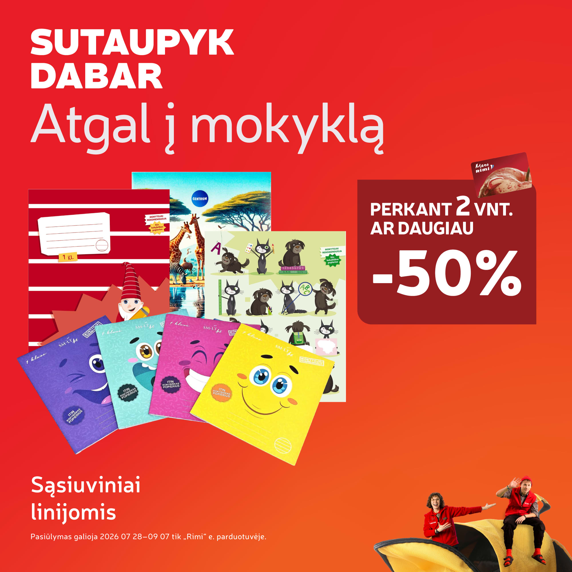 Sąsiuviniai linijomis