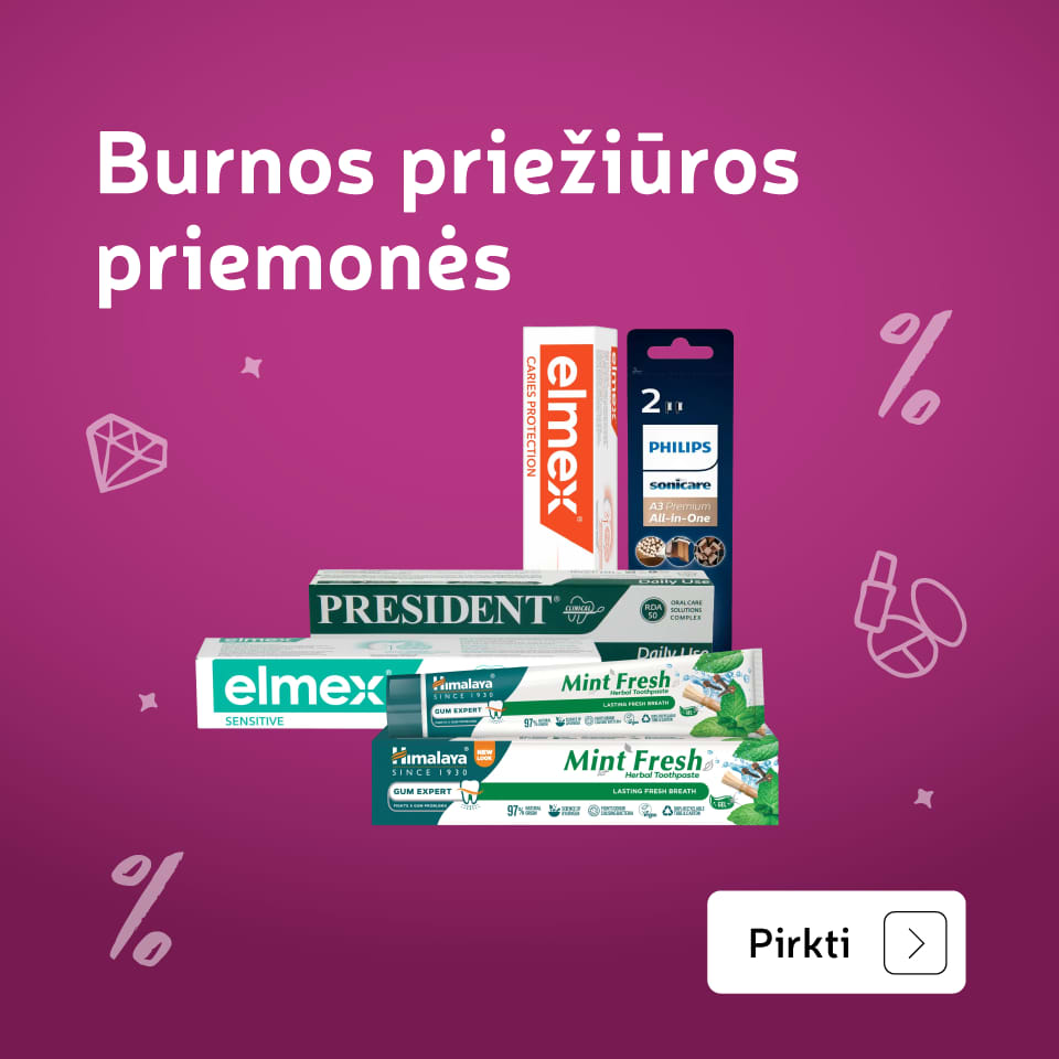 Burnos priežiūros priemonės