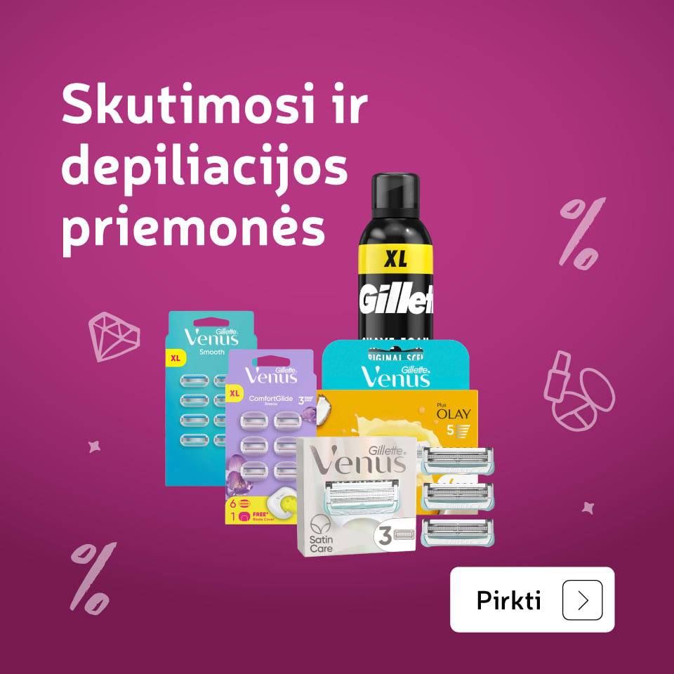 Skutimosi ir depiliacijos priemonės