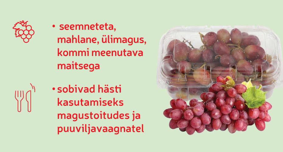 Seemneteta viinamari Candy Hearts