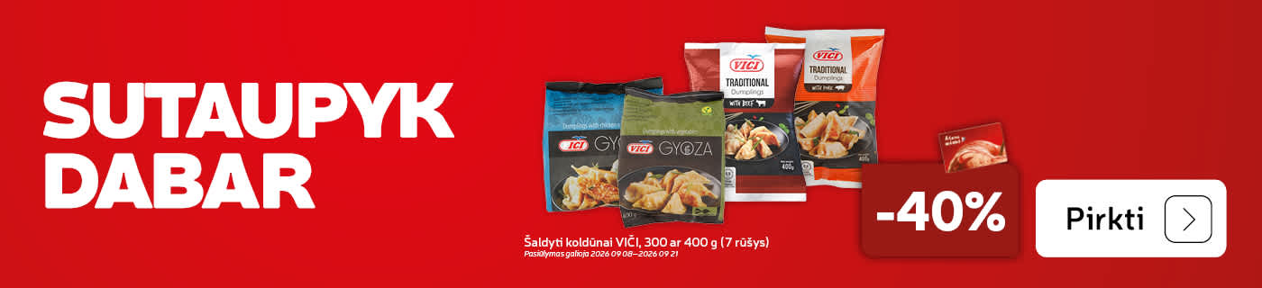Šaldyti koldūnai VIČI,   300 ar 400 g (7 rūšys)