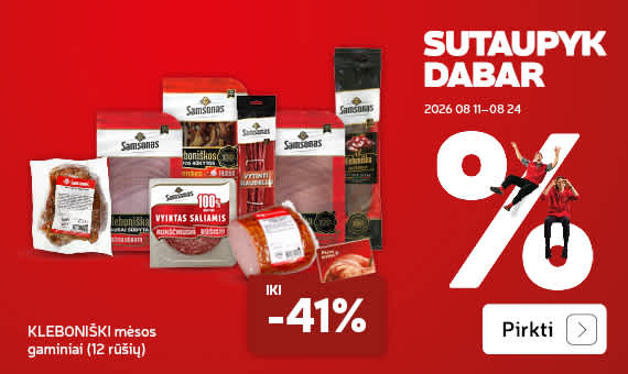 KLEBONIŠKI mėsos gaminiai (12 rūšių)