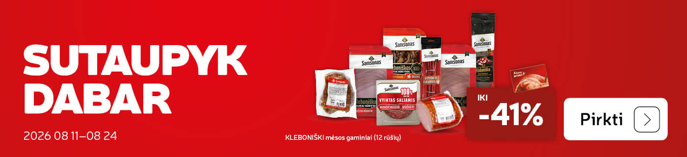 KLEBONIŠKI mėsos gaminiai (12 rūšių)