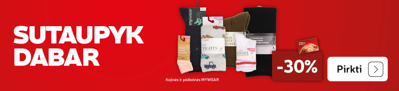 Kojinės ir pėdkelnės  MYWEAR