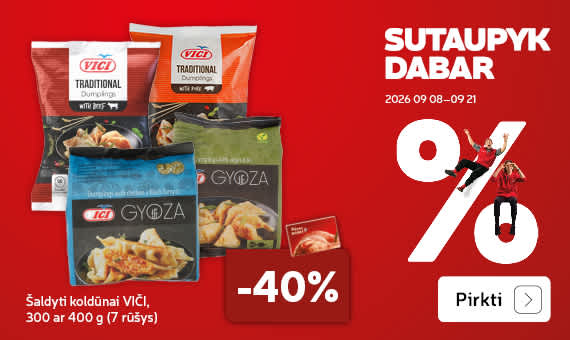 Šaldyti koldūnai VIČI,   300 ar 400 g (7 rūšys)