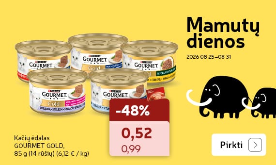 Kačių ėdalas GOURMET GOLD,   85 g (10 rūšių)