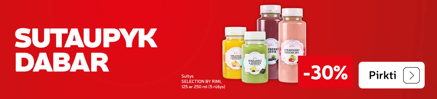 Sultys   SELECTION BY RIMI,   125 ar 250 ml (5 rūšys)